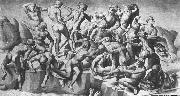 Michelangelo Buonarroti Battle of Cascina oil painting